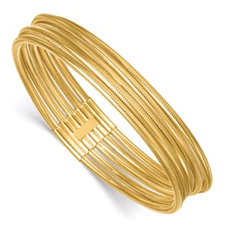 Gold Multi-Strand Stretch Bracelet