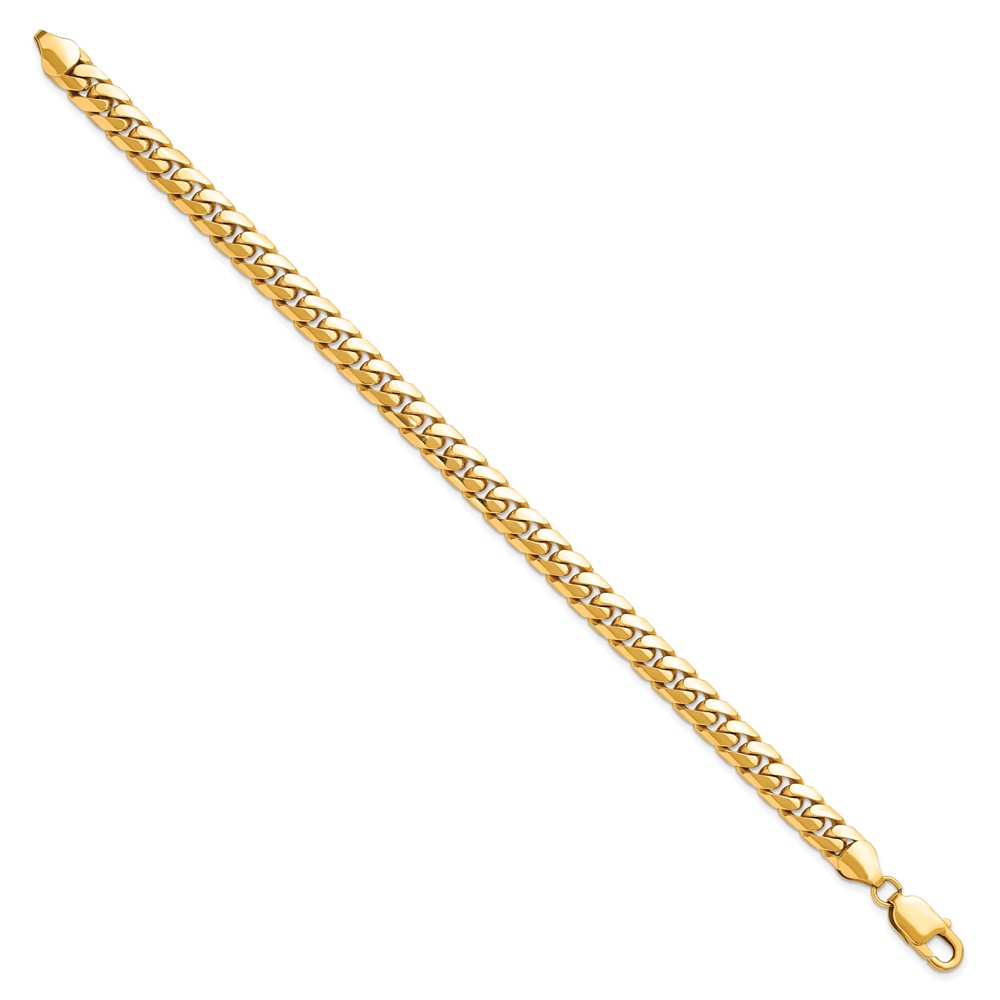 14k 6.75mm Solid Miami Cuban Chain (DCU220-9)
