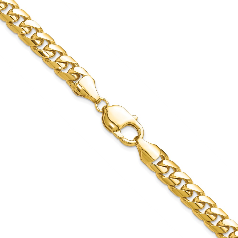 14k 8mm Solid Miami Cuban Chain (DCU250-24)