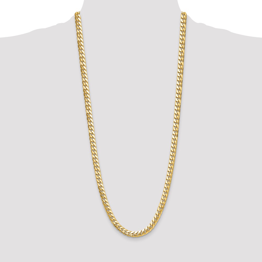 14k 8mm Solid Miami Cuban Chain (DCU250-30)