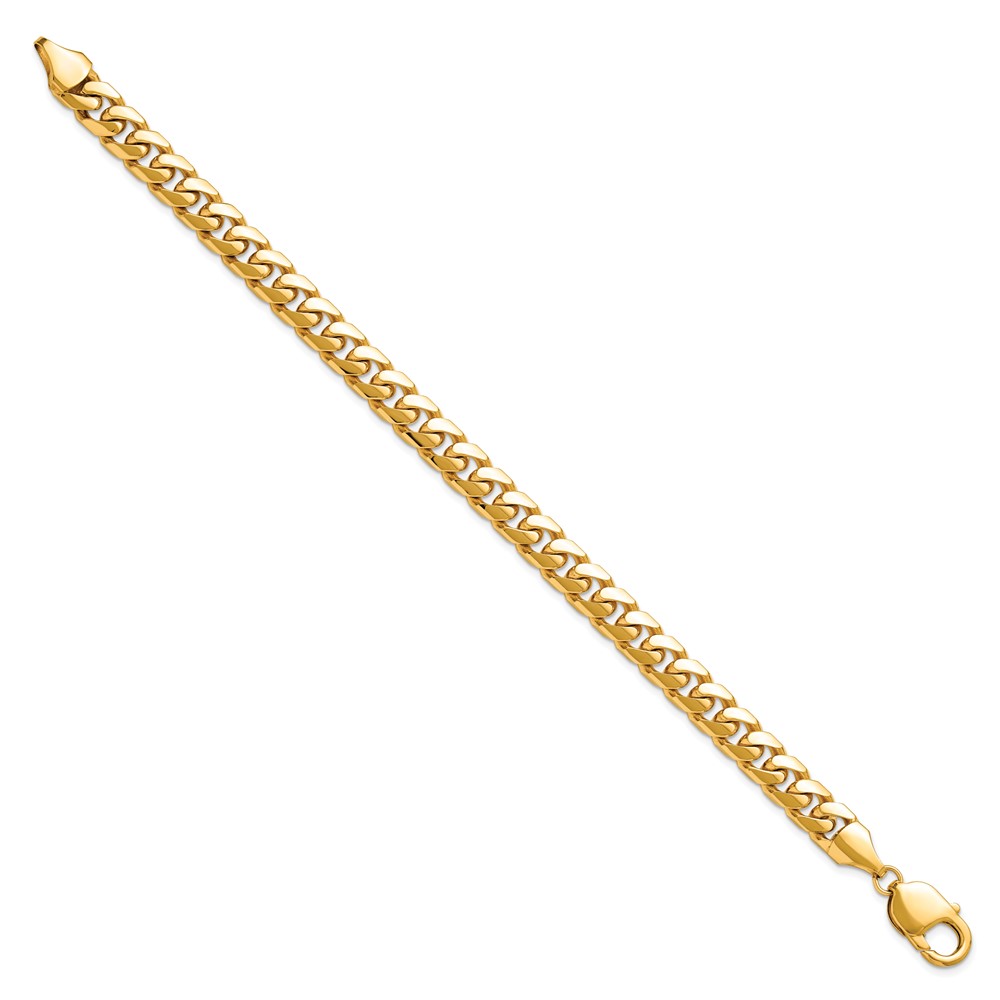 14k 8mm Solid Miami Cuban Chain (DCU250-8.5)