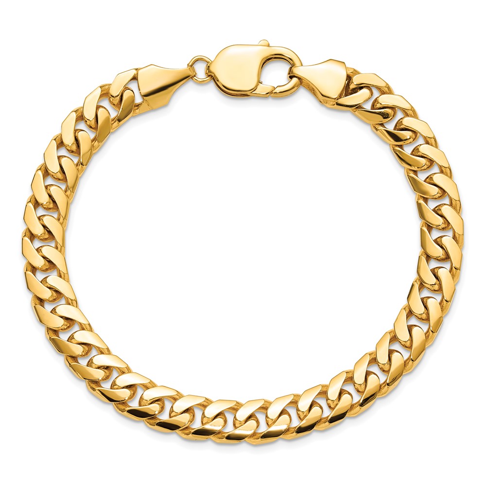 14k 8mm Solid Miami Cuban Chain (DCU250-8.5)