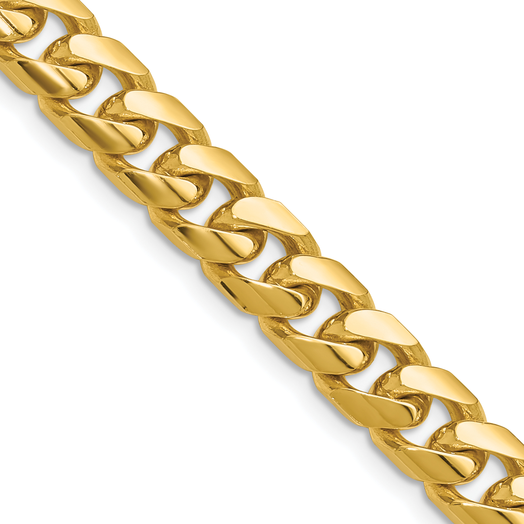 14k 8mm Solid Miami Cuban Chain (DCU250-24)