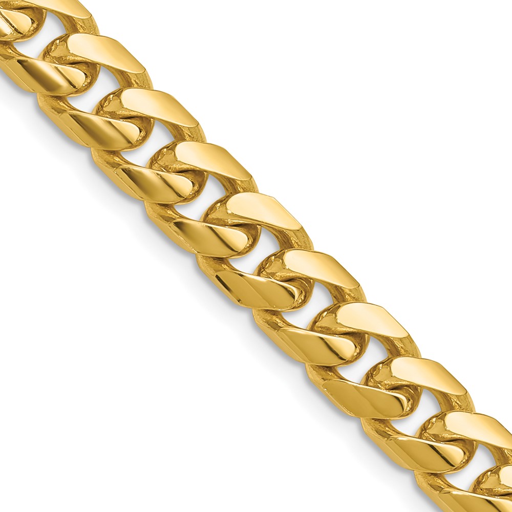 14k 8mm Solid Miami Cuban Chain (DCU250-24)