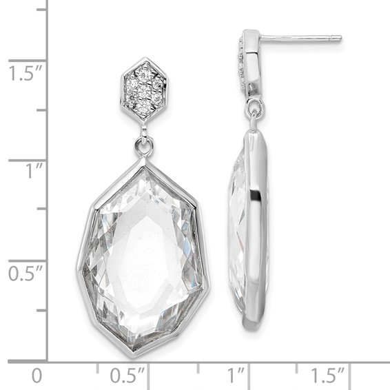 SS WP CZ EARRING