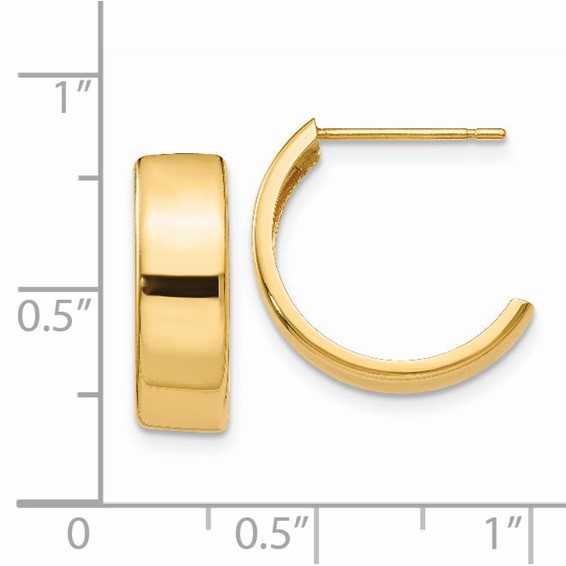 14K Hoop Earrings