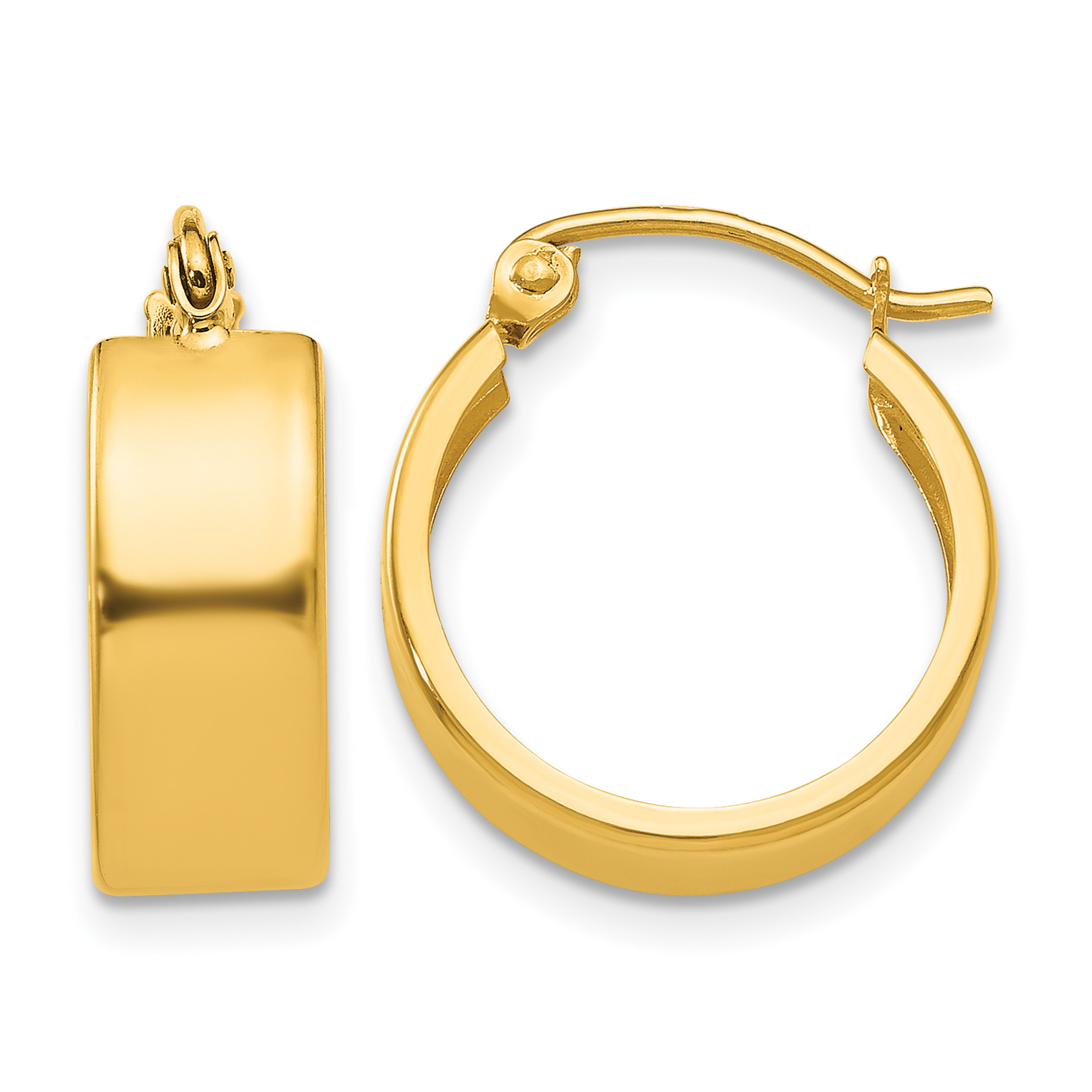 14K Small Hoop Earrings (E785)
