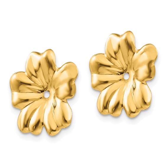 Gold Flower Earring Jacket