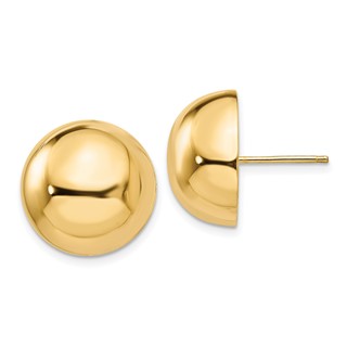 Half Ball Post Earrings