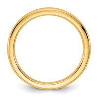 14K 2mm Yellow Gold European Comfort Fit Band view 2
