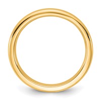 14K 2.5mm Yellow Gold European Comfort Fit Band view 2