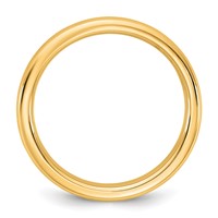 14K 5mm Yellow Gold European Comfort Fit Band view 2