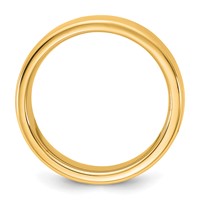 14K 5.5mm Yellow Gold European Comfort Fit Band view 2