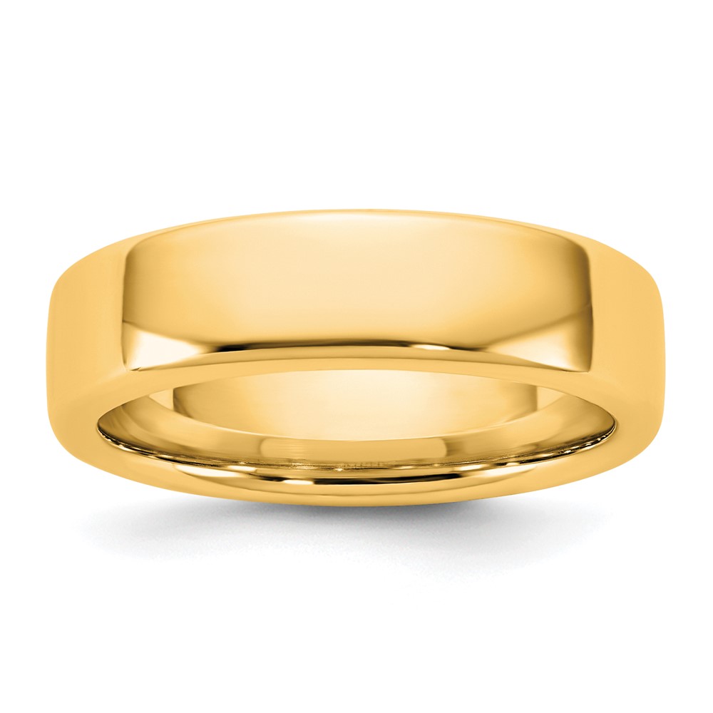 14K 5.5mm Yellow Gold European Comfort Fit Band