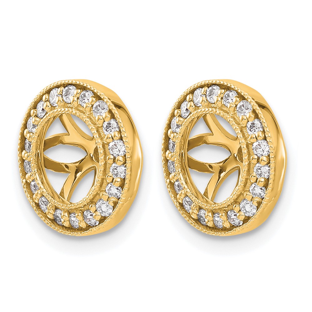 14k 1/3ct Diamond Earring Jackets (EJM5299-033-YA)