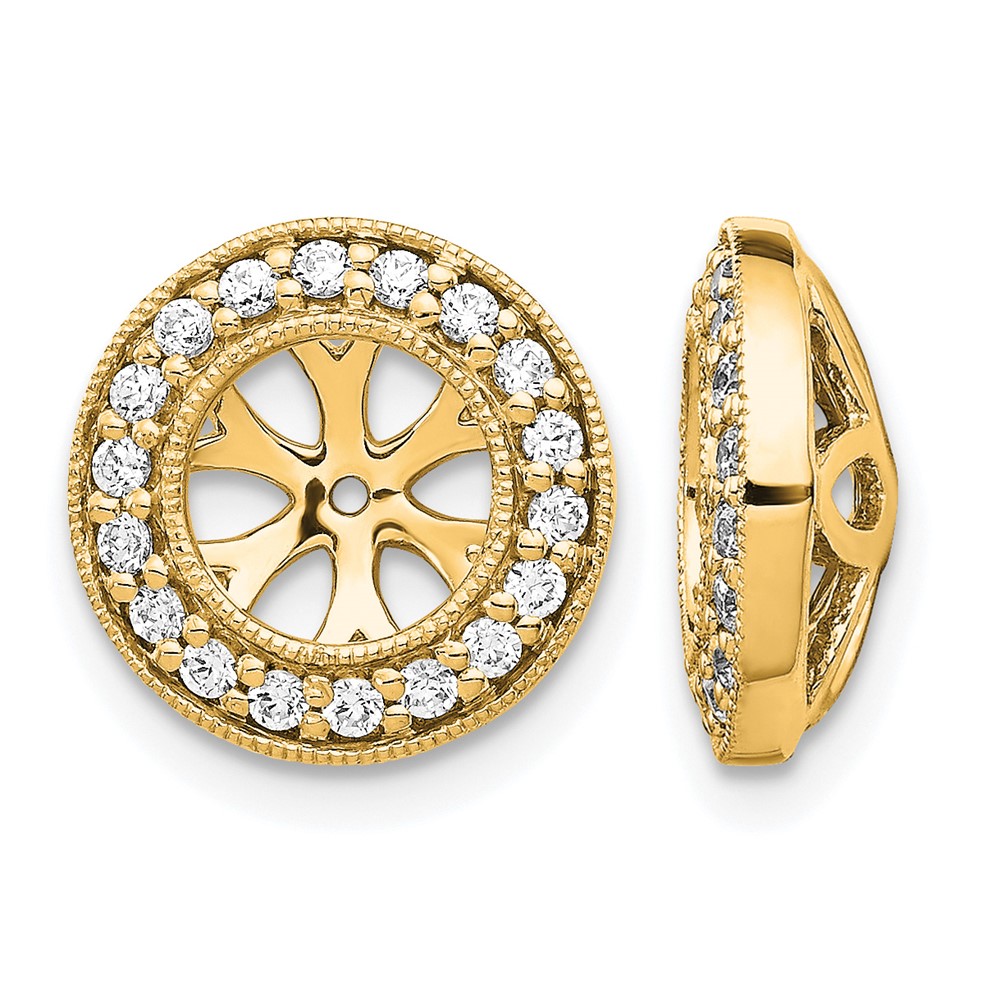14k 1/3ct Diamond Earring Jackets (EJM5299-033-YA)