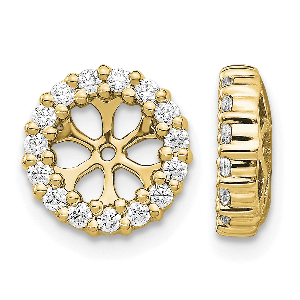 10k Diamond Earring Jackets (EJM5303-050-1YA)