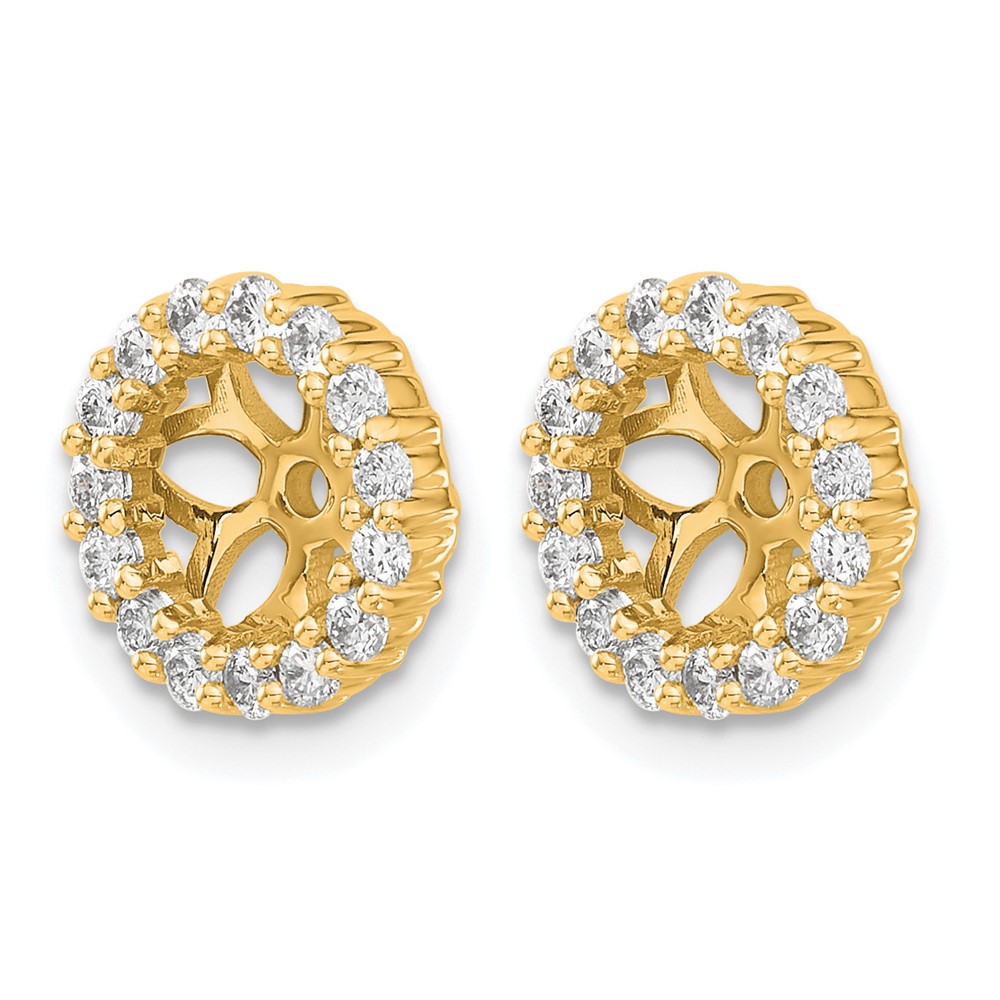 14k Diamond Earring Jackets (EJM5303-050-YA)