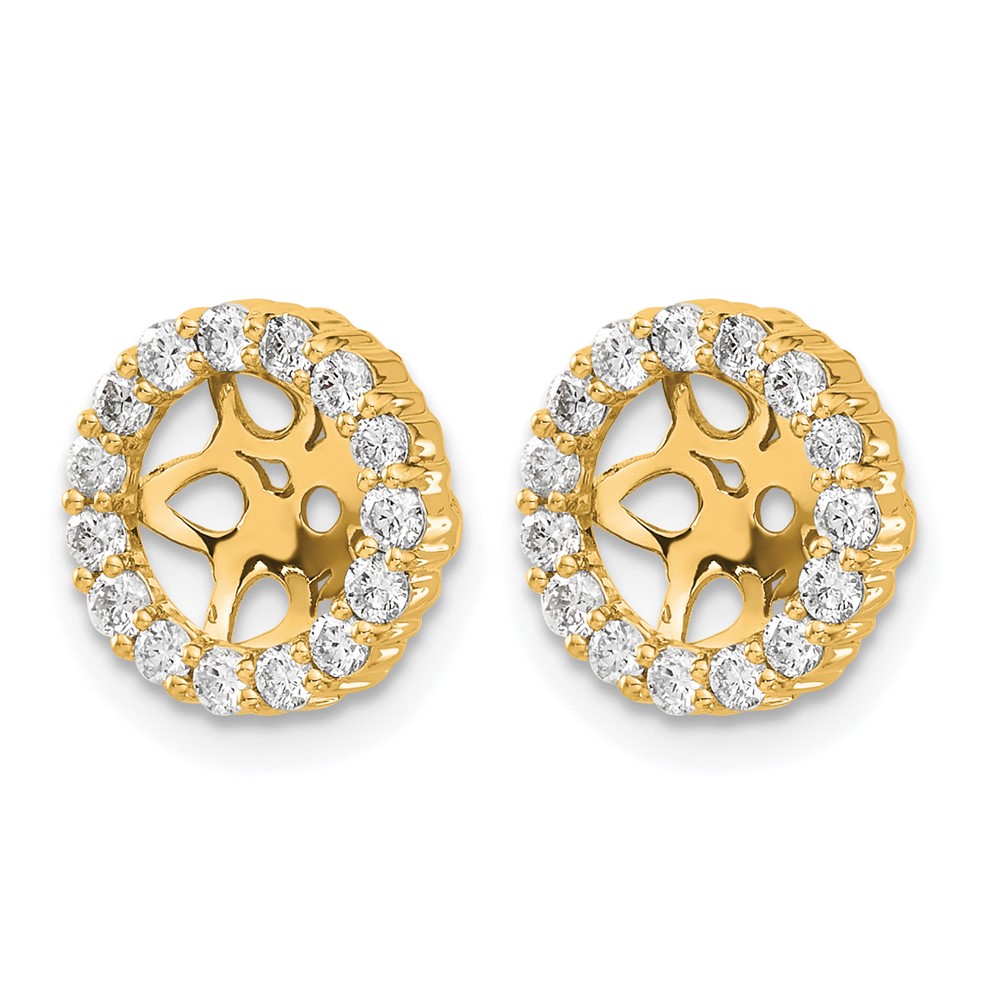 14k Diamond Earring Jackets (EJM5304-050-YA)