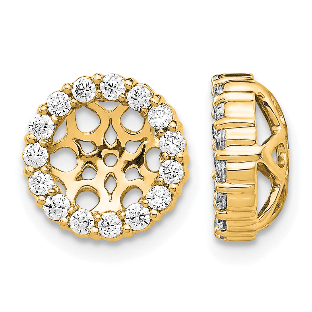 14k Diamond Earring Jackets (EJM5304-050-YA)