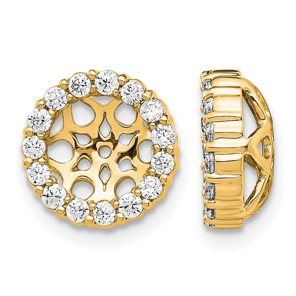 14k Diamond Earring Jackets (EJM5304-050-YA)