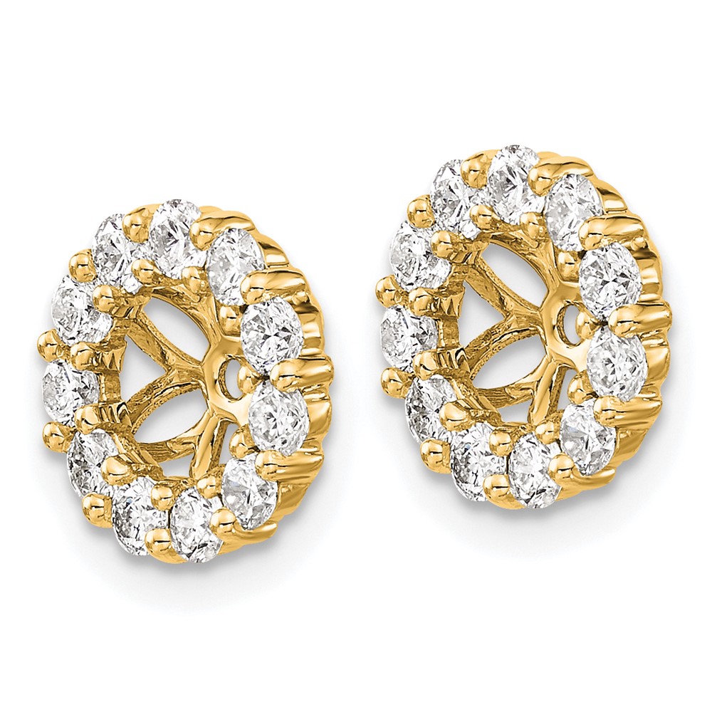 14k Diamond Earring Jackets (EJM5305-100-YA)