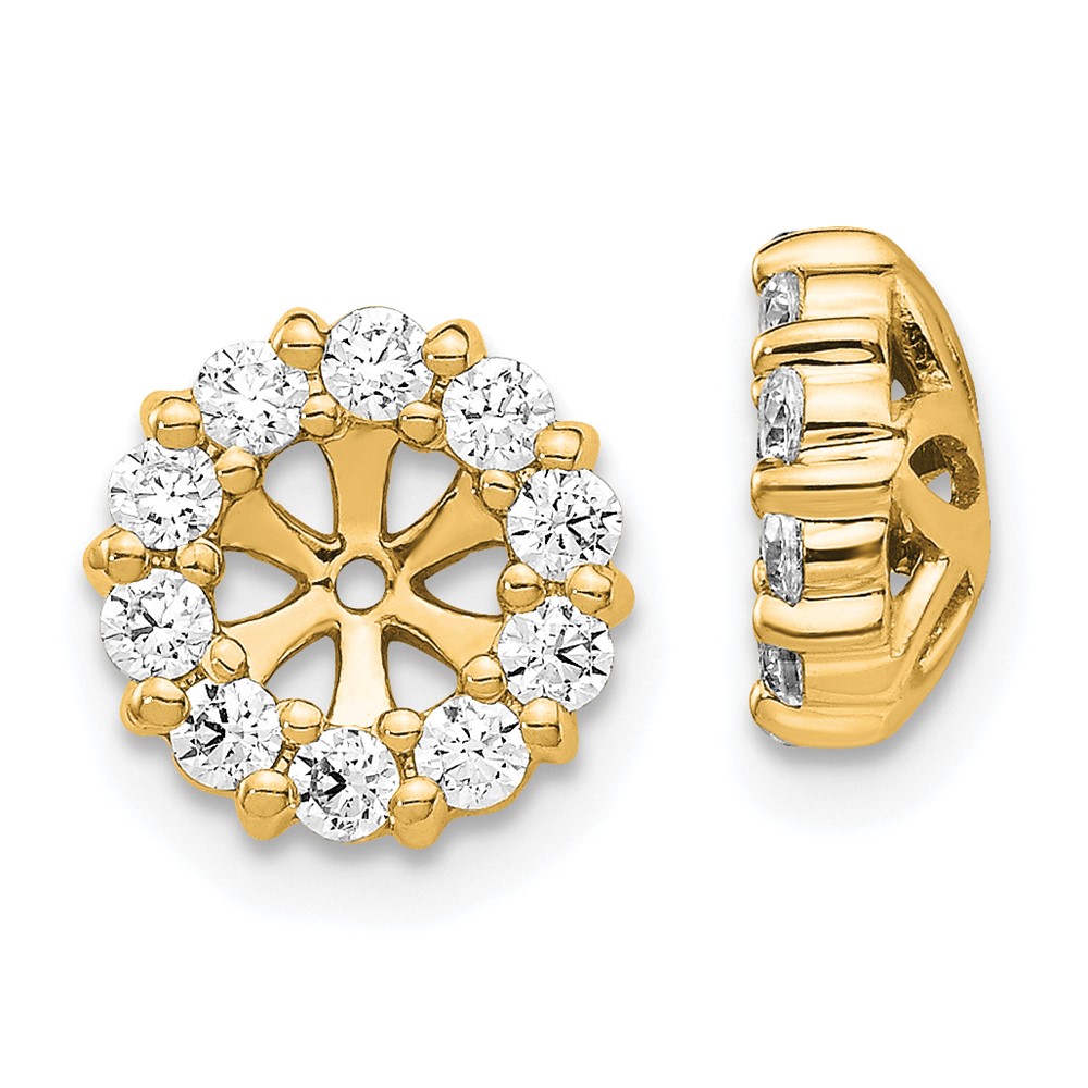 14k Diamond Earring Jackets (EJM5308-062-YA)