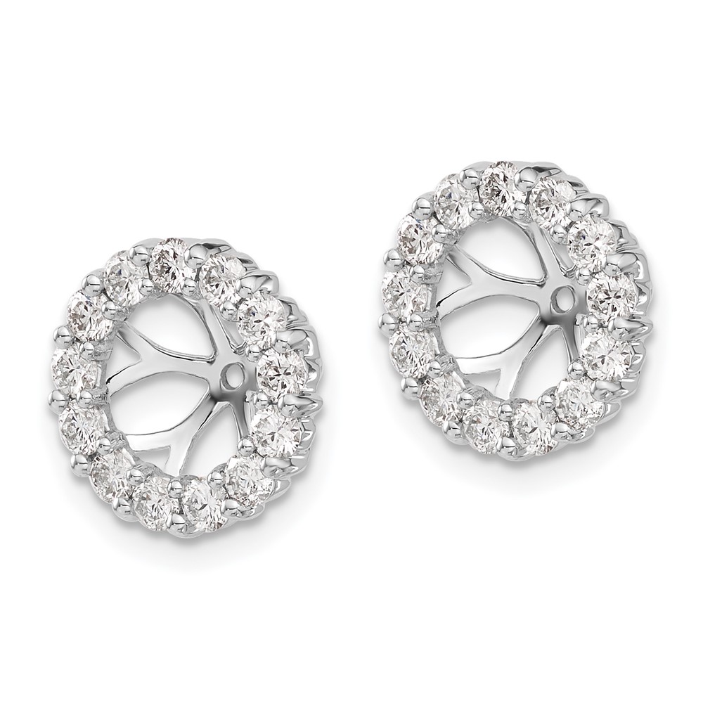 14k White Gold Diamond Earring Jackets (EJM5308-100-WA)