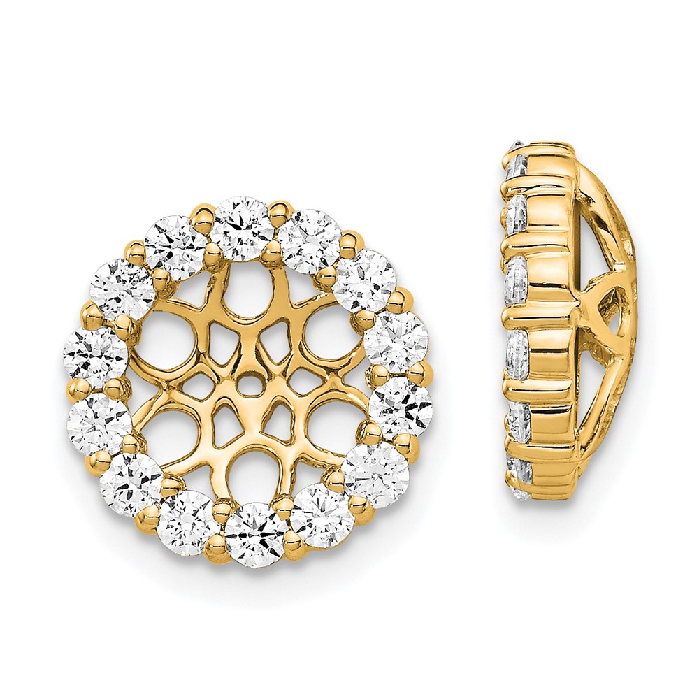 14k Diamond Earring Jackets (EJM5309-100-YA)