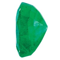 4mm Heart Emerald a Quality view 3