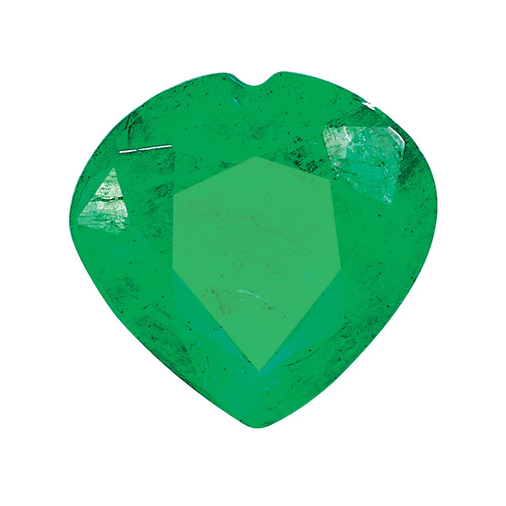 4mm Heart Emerald a Quality