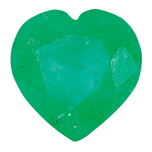 3mm Heart Emerald C Quality