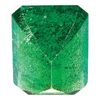 6x4mm Emerald Cut Emerald a Quality view 4