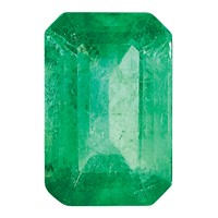 6x4mm Emerald Cut Emerald a Quality view 1