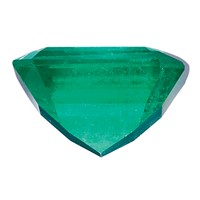 9x7mm Emerald Cut Emerald AA Quality view 2