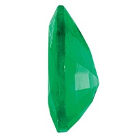 7x5mm Pear Emerald AA Quality view 3