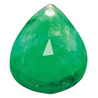 7x5mm Pear Emerald AA Quality view 4