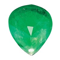 5x 3mm Pear Emerald C Quality view 3