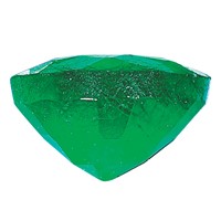 2.5mm Round Emerald C Quality view 2