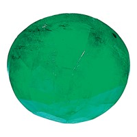 2.5mm Round Emerald C Quality view 4
