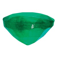 2.5mm Round Emerald C Quality view 5
