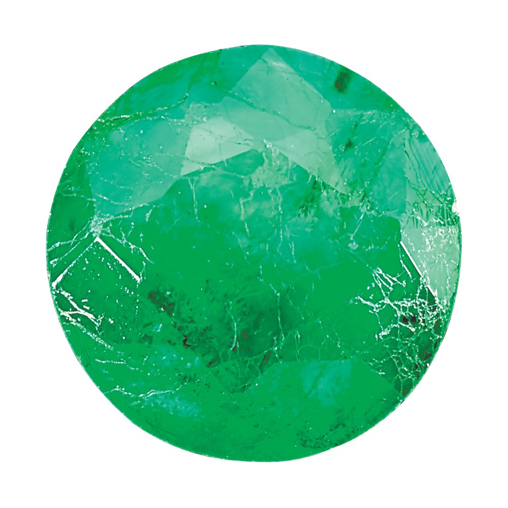 2.5mm Round Emerald C Quality