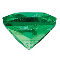 3mm Princess Emerald AA Quality view 2
