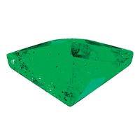 3mm Princess Emerald AA Quality view 4