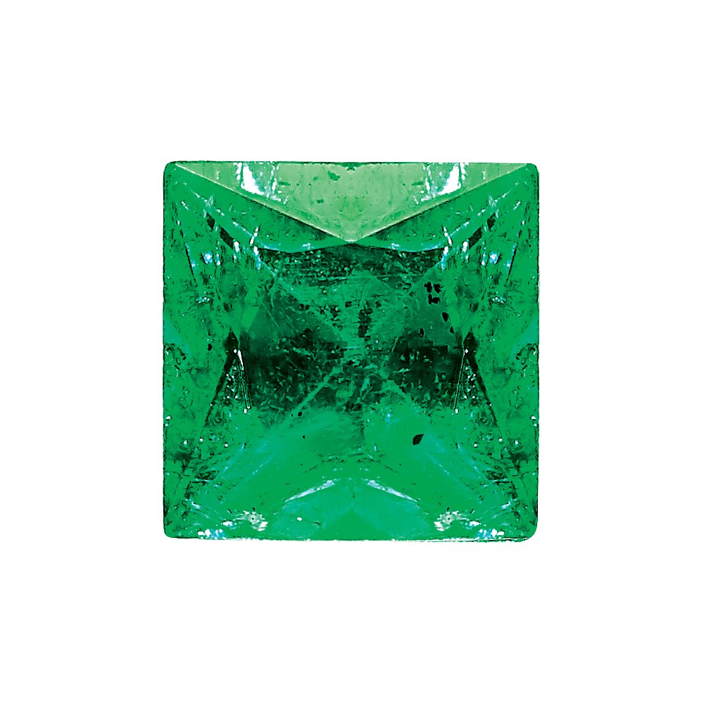 3mm Princess Emerald AA Quality