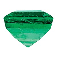 2mm Square Step-cut Emerald a Quality view 2