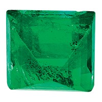 3mm Square Step-cut Emerald AA Quality view 3
