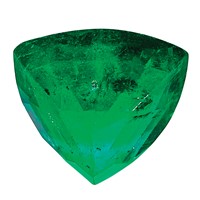 3mm Trillion Emerald a Quality view 4