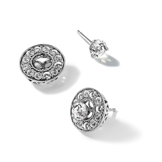 True Origin Lab Grown Diamond Earring Jackets