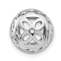 True Origin 14K White Gold 0.50 Carat Lab Grown Diamond VS+ F+ for 5.5-6mm Studs Complete Earring Jackets view 3